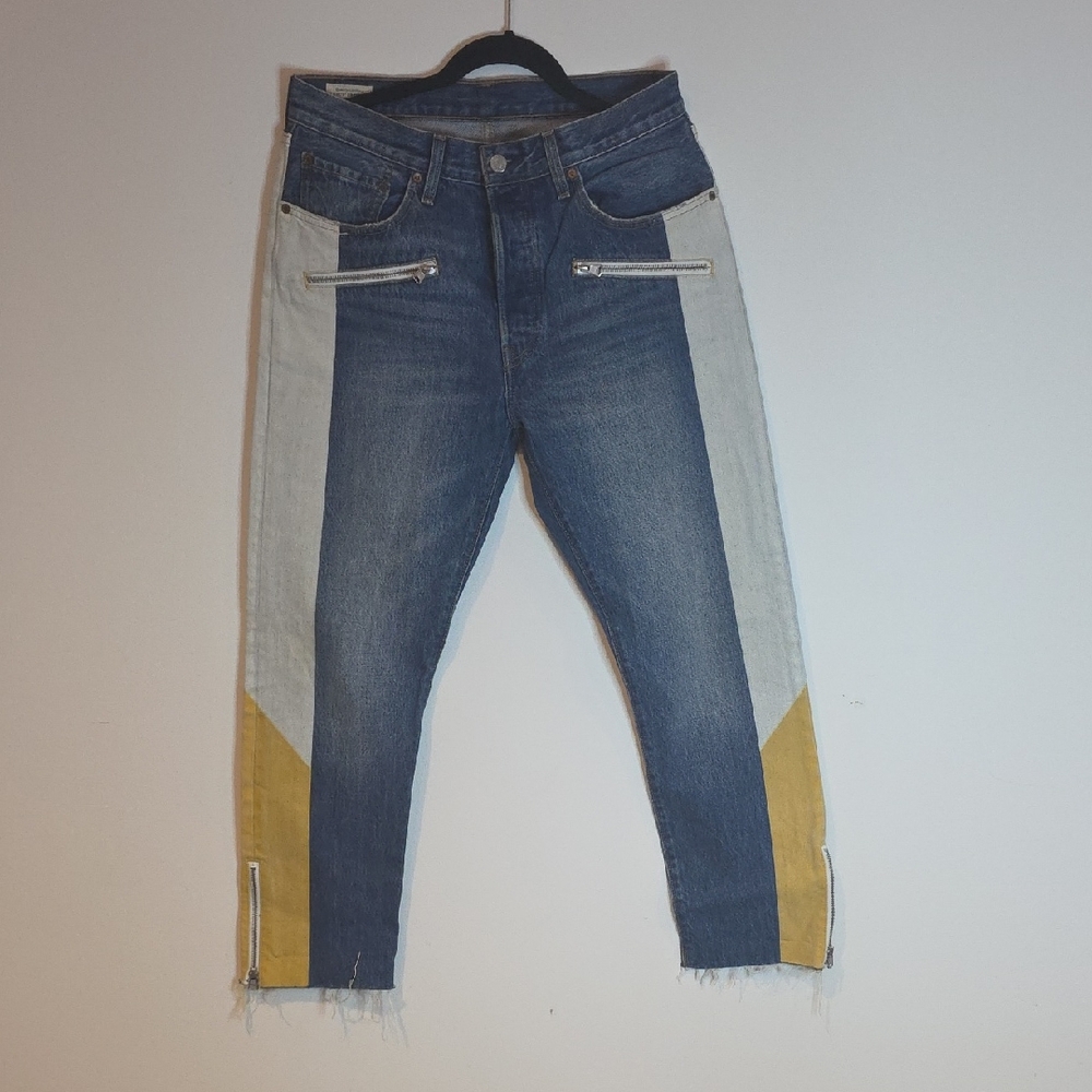Signature by Levi Strauss Color Block Ankle Jeans